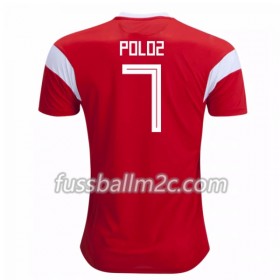 Fußballtrikots Russland Poloz 7 Heim Trikotsatz WM 2018